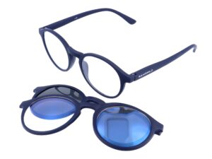 Gafas de lectura 3 en 1 – con clip magnético - gafas de sol y filtro de luz azul - Gamswild Azul